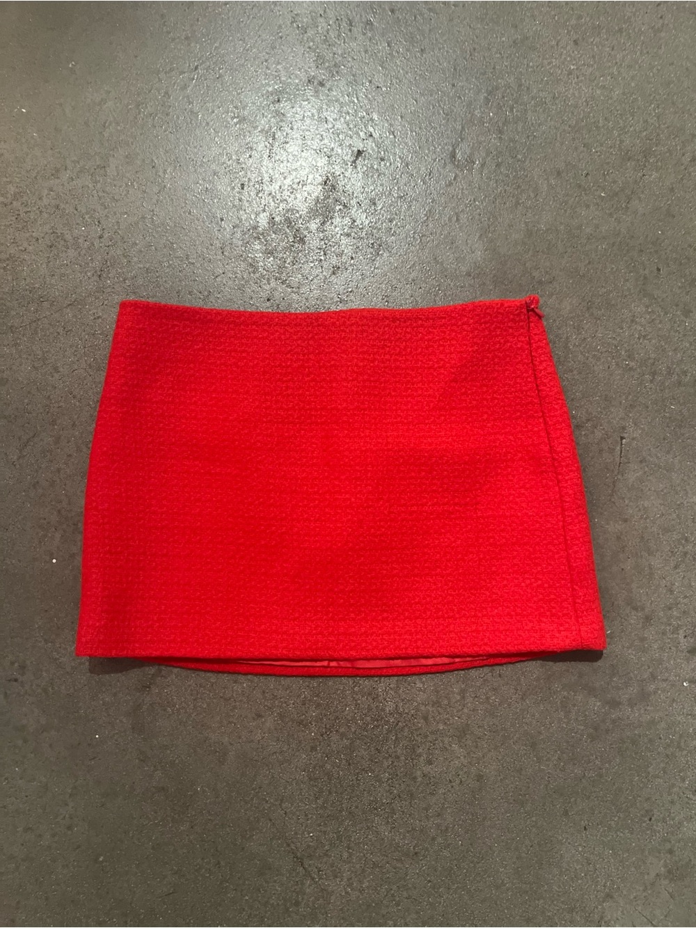 Zara Bright Red Mini Skirt